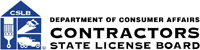 Contractors State License Board logo